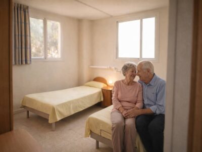 Habitación doble en residencia para personas con Alzheimer con atención personalizada
